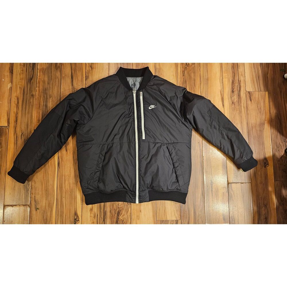Nike Reversible Puffer Bomber Jacket Men's XL